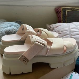 UGG pink sandals. So 10